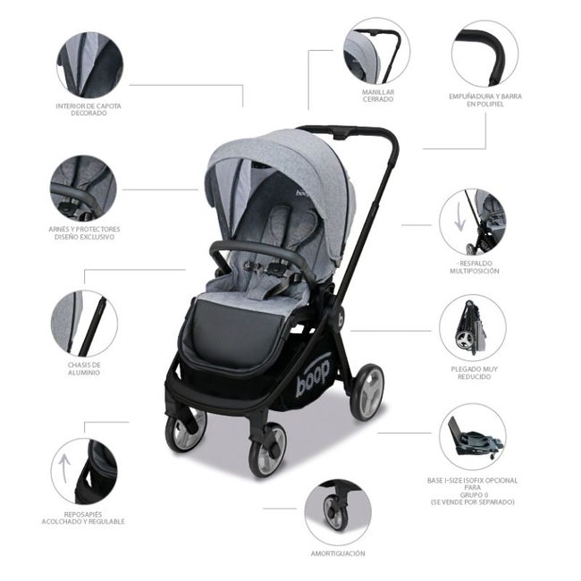 Asalvo Trio Genius 3 in 1 Ολοκληρωμένο Σύστημα Μεταφοράς - Beige (16874)
