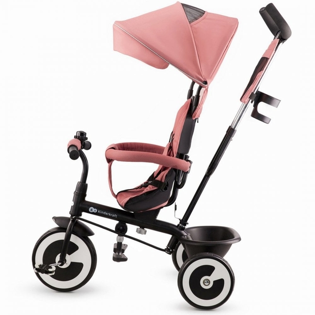 KinderKraft Aston Children's Tricycle with Reversible Seat 9+ months Rose Pink KRASTO00PNK0000