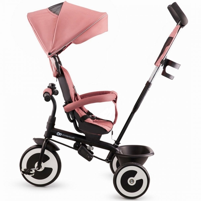 KinderKraft Aston Children's Tricycle with Reversible Seat 9+ months Rose Pink KRASTO00PNK0000