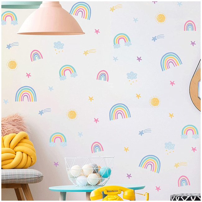 Wallstickers For Baby Room Sweet Rainbow X001DGK3A5