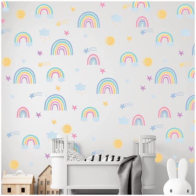 Wallstickers For Baby Room Sweet Rainbow X001DGK3A5