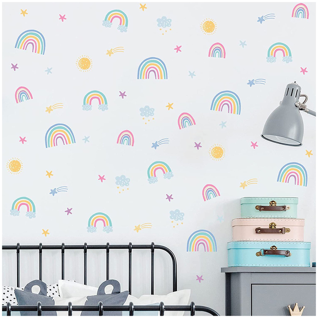 Wallstickers For Baby Room Sweet Rainbow X001DGK3A5