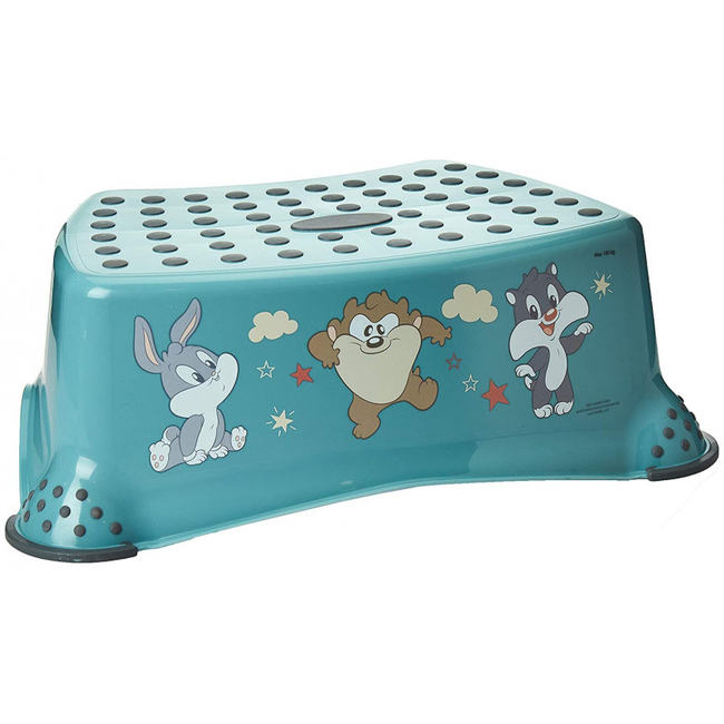 Babeez Disney Step Stool with Anti-Slip-Function Looney Tunes Petrol 4052396041132