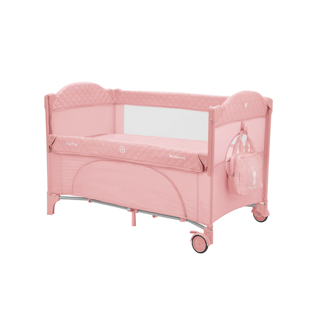 Kikka Boo Milky Way Παρκοκρέβατο 2 επιπέδων 60x120cm Pink 31003010113