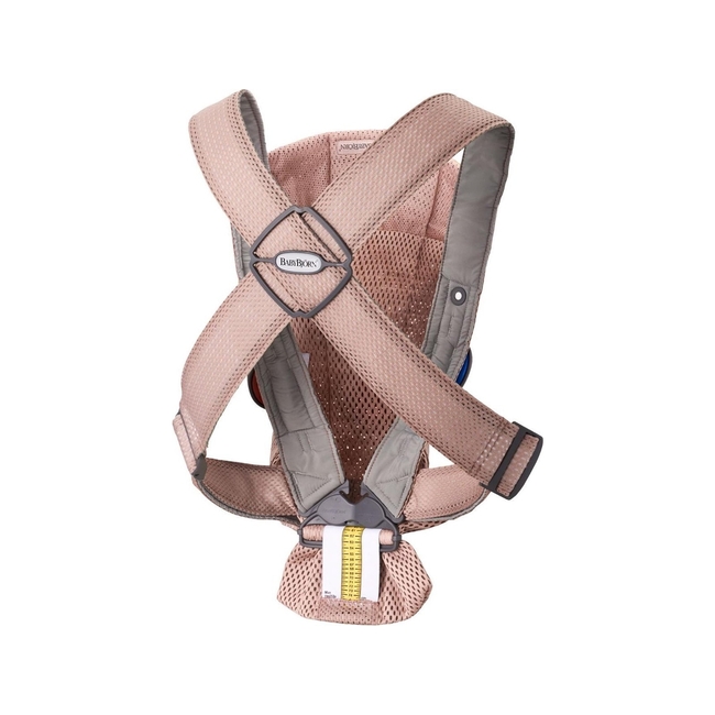 BabyBjörn Mini 3D Mesh Μάρσιπος για Νεογέννητα Dusty PInk