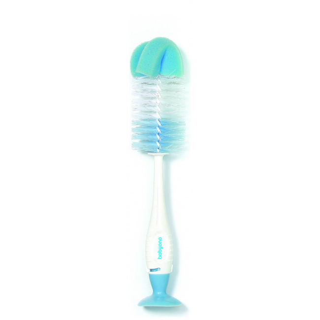 Babyono Brush with suction self supporting for bottles and nipples Blue BN728/01