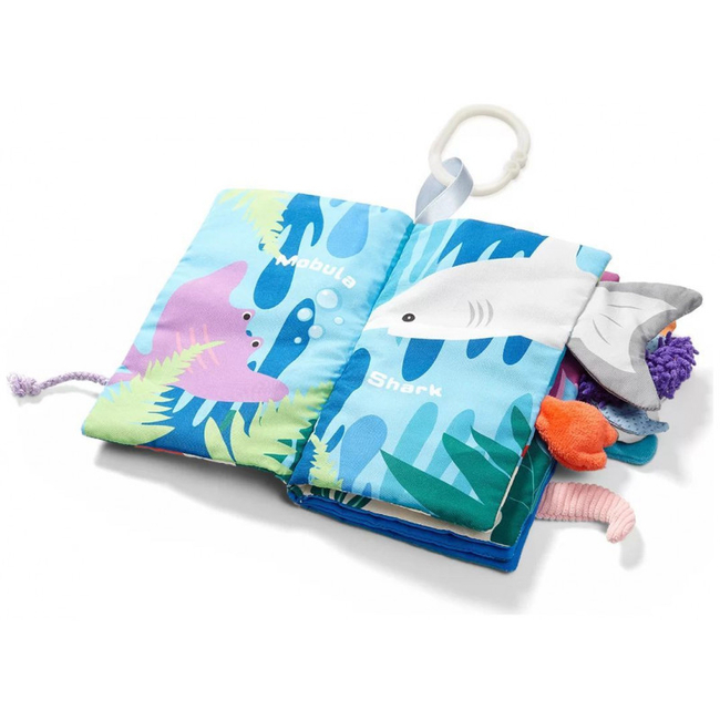 Babyono Βρεφικό Κρεμαστό Βιβλιαράκι Go To The Ocean BN544