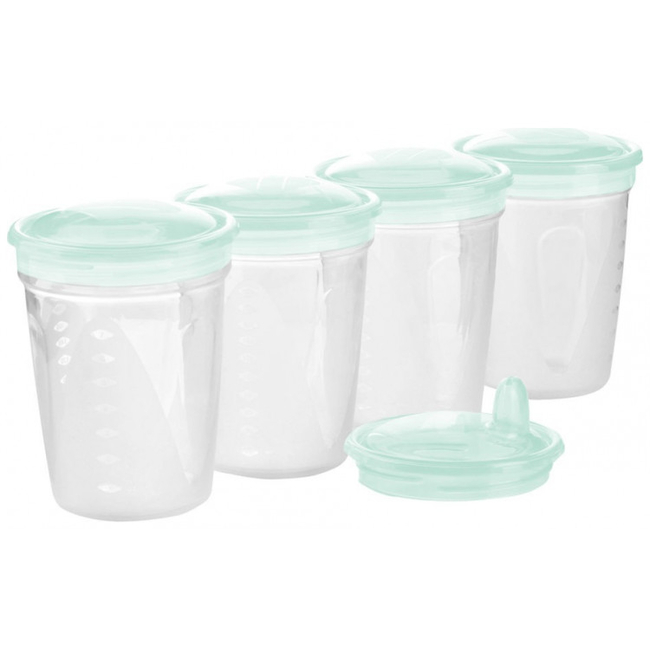 Babyono Breast Milk Storage containers 200ml 4pcs BN1028