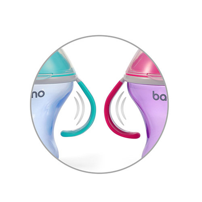 Babyono non-spill Εκπαιδευτικό Κύπελλο 180ml 3+μ Ροζ BN1456/02