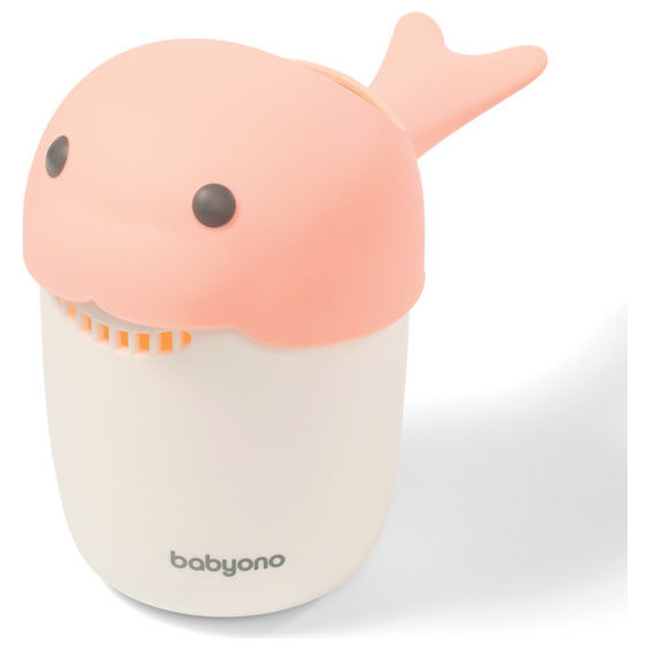 Babyono Bathing Cup with multiple flows Pink Whale BN1344 / 03