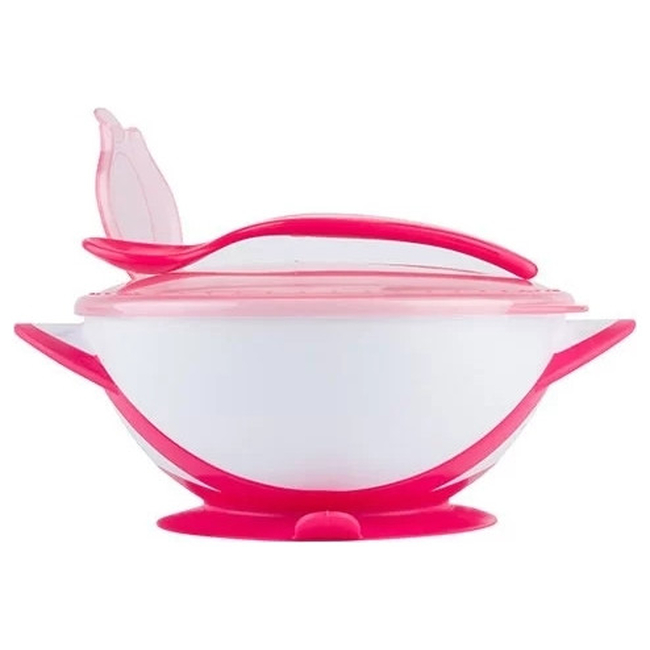 Babyono Storage & Transport Bowl with Pink Spoon BN1063 / 03