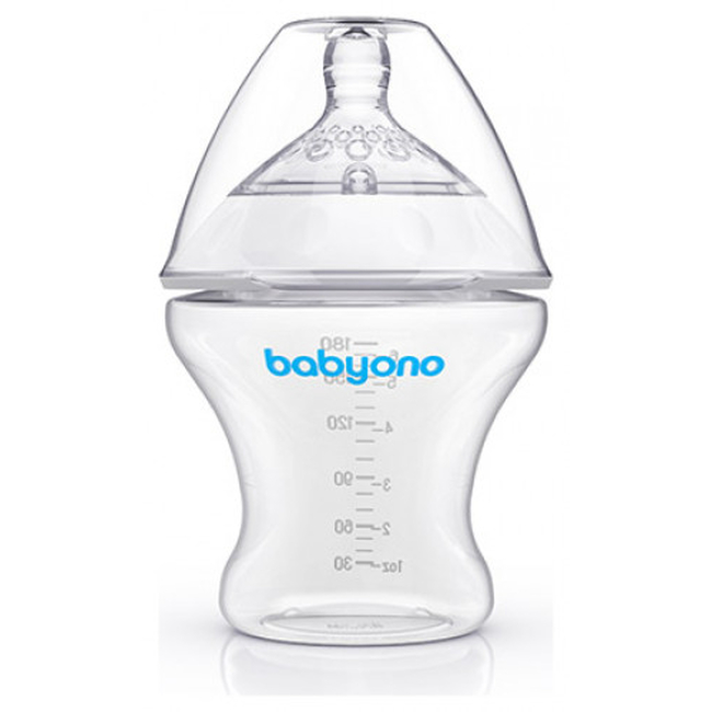 Babyono Natural nursing Πλαστικό Μπιμπερό 180ml 0+μηνών Anti Colic BN1450