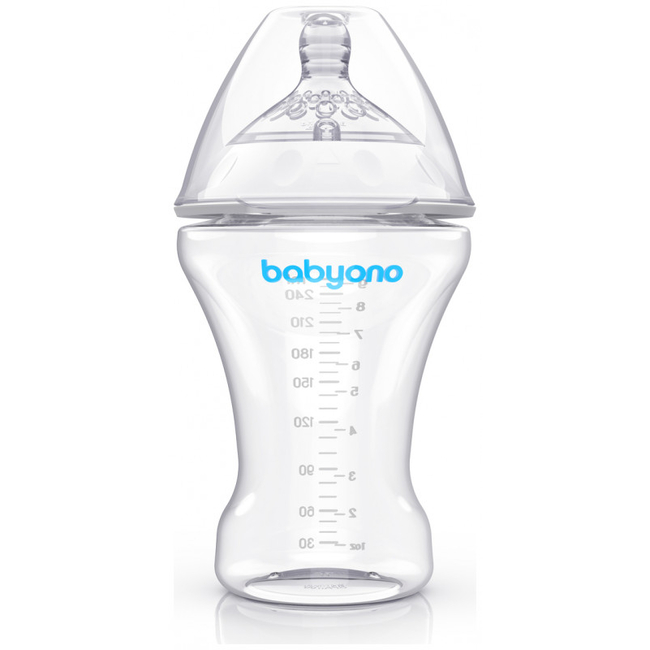 Babyono Natural nursing Plastic bottle 260ml 0+ months Anti Colic BN1451