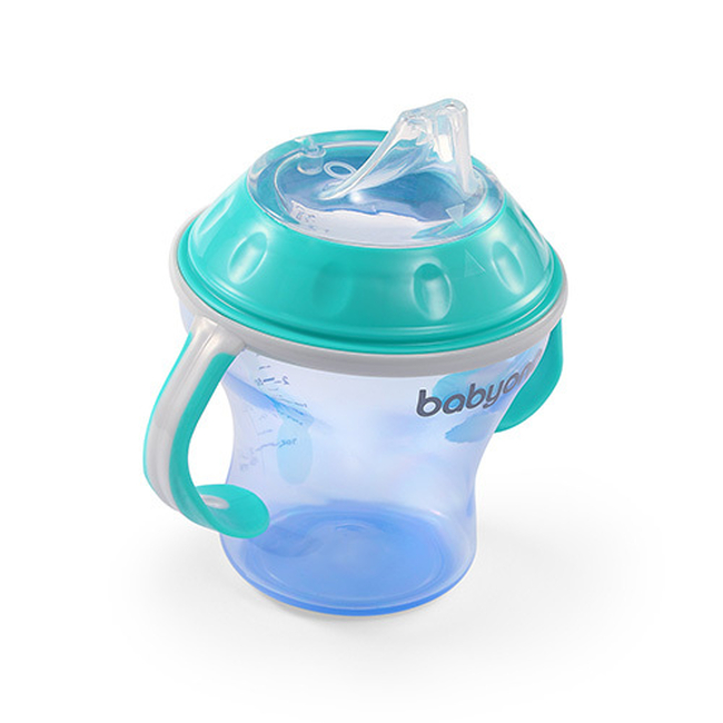 Babyono non-spill Εκπαιδευτικό Κύπελλο 180ml 3+μ Γαλάζιο BN1456/01