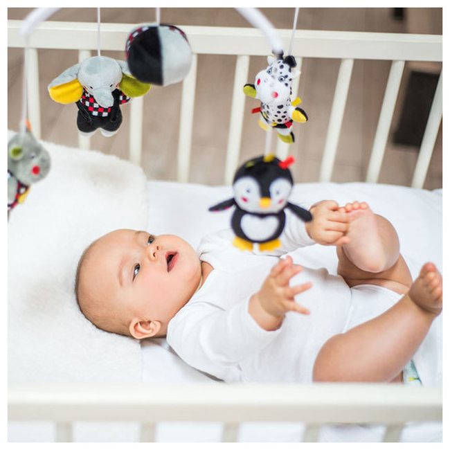 Babyono Περιστρεφόμενο Μουσικό Παιχνίδι Μομπιλε Dream Team BN636