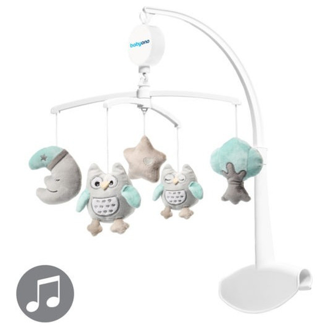 Babyono Rotating Musical Toy Mobile Owl Sophia 443