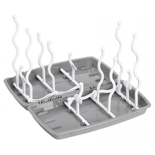Babyono Drying Rack for bottles and Bottle Accessories Grey BN1071 02