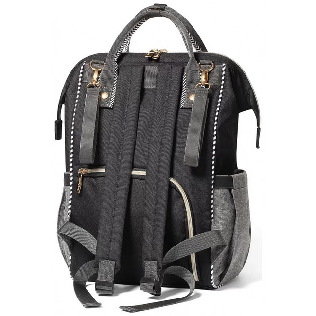 Babyono Backpack Bag Oslo Style Black 1424/01