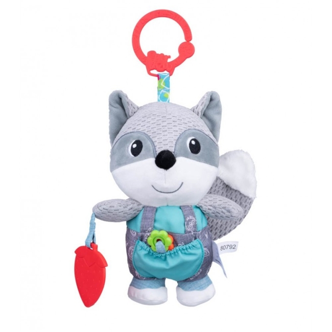 Bali Bazoo Box Plush Hanging Toy 80792 Grey Fox Felix