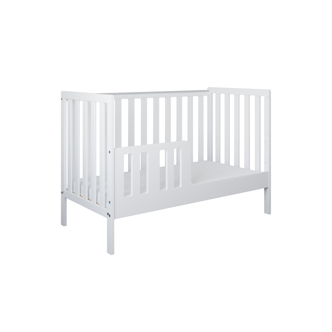 Βρεφική Κούνια Bambi 2 σε 1 60x120cm 3ων Επιπέδων Λευκό