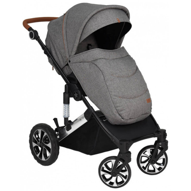 Bebe Stars Belize 3 in 1 Πολυκαρότσι με Αξεσουάρ Grey 390T-186