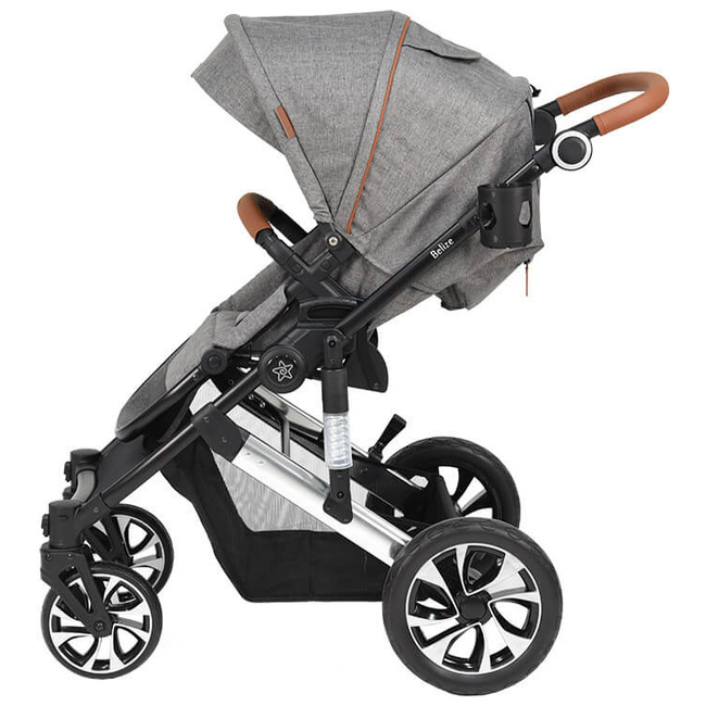 Bebe Stars Belize 3 in 1 Πολυκαρότσι με Αξεσουάρ Grey 390T-186