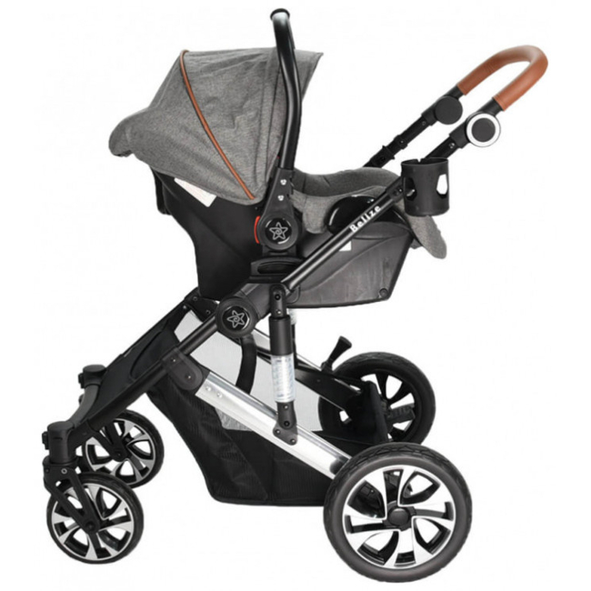 Bebe Stars Belize 3 in 1 Πολυκαρότσι με Αξεσουάρ Grey 390T-186