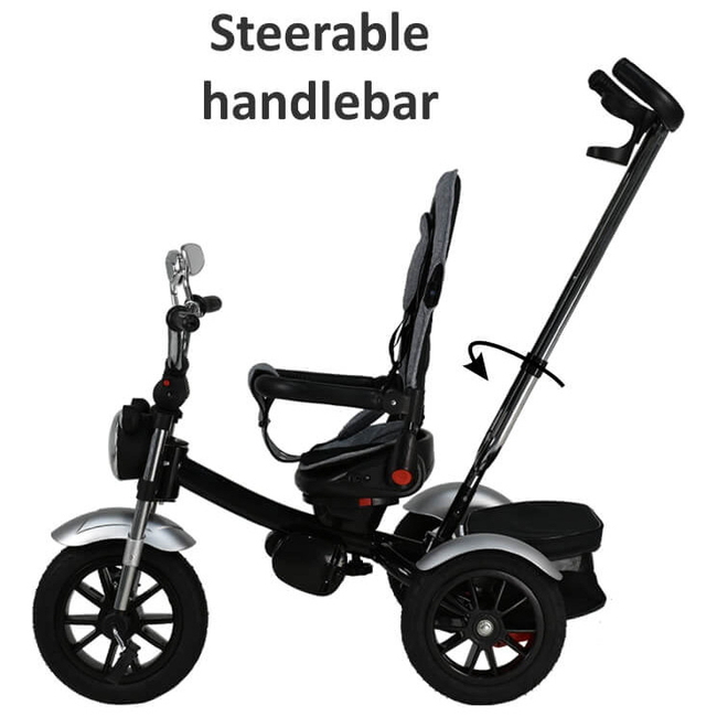 Bebe Stars Chopper 6 in 1 Τρίκυκλο Ποδηλατάκι Black 814-188