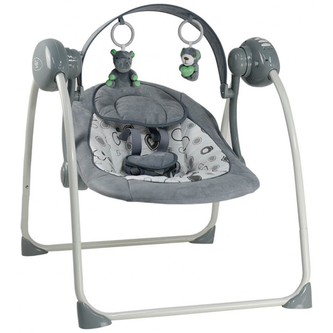 Bebe Stars Flora 2 in 1 Baby Bouncer And Swing Grey 252-186