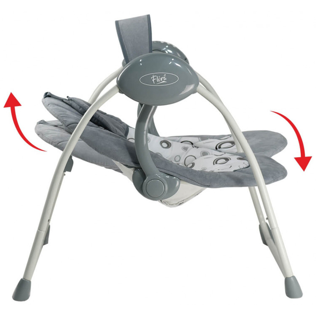 Bebe Stars Flora 2 in 1 Baby Bouncer And Swing Grey 252-186
