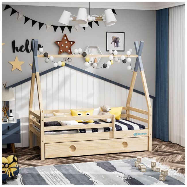 Bebe Stars Galaxy Baby Bed Montessori 438-05