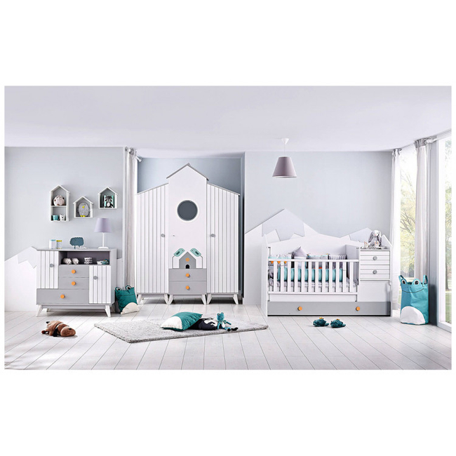 Bebe Stars Παιδική συρταριέρα Bird House 418-15