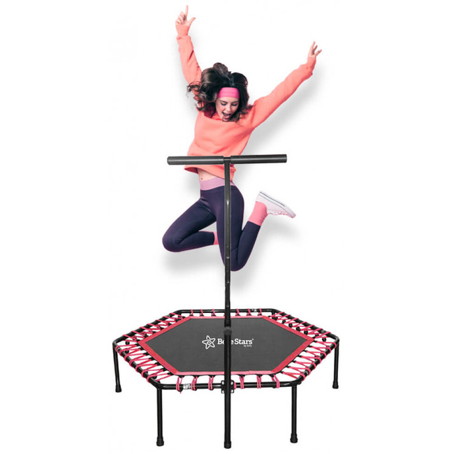 Bebe Stars Trampoline with handle 112cm Red 642-180