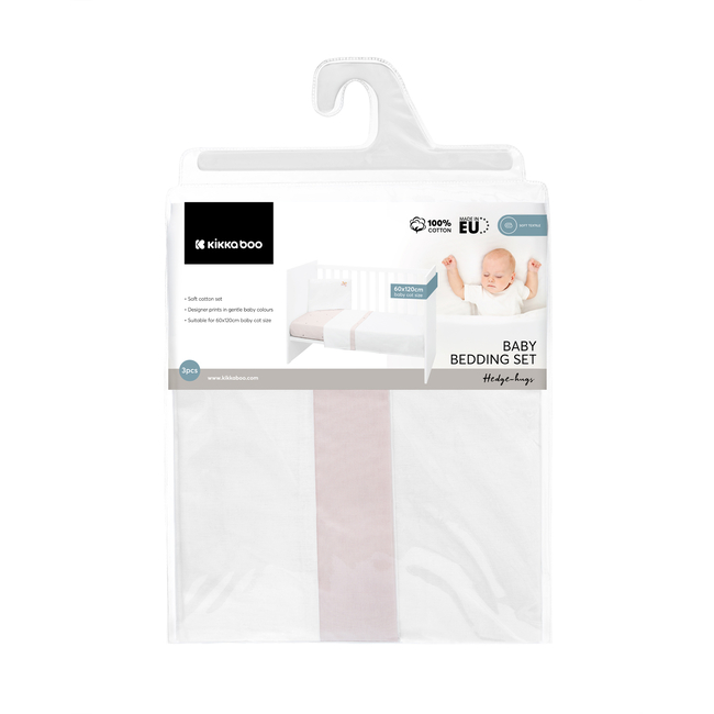 Kikka Boo Bedding set 3pcs EU style 60/120 Hedge-hugs 41101030174
