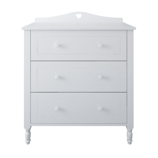 Children's Chest of Drawers  Bella 87.5x48x91cm  White