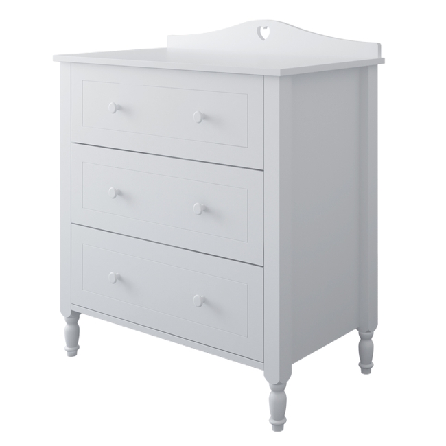 Children's Chest of Drawers  Bella 87.5x48x91cm  White