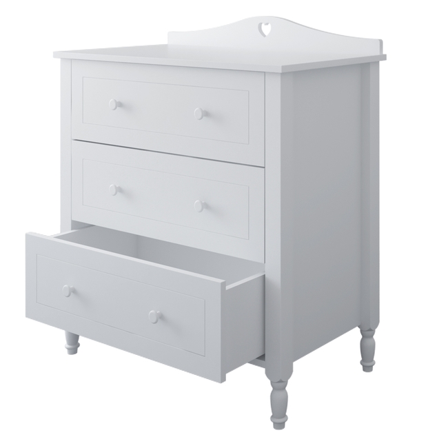 Children's Chest of Drawers  Bella 87.5x48x91cm  White