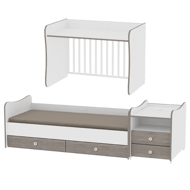 Lorelli Bed Combo Πολυμορφικό Κρεβάτι Κούνια - White (10150560024A)