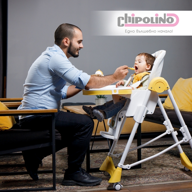 Chipolino Bambino Παιδικό Καρεκλάκι Φαγητού Aloe STHBM02303AL (Δώρο Μπολ Φαγητού με κουταλάκι)