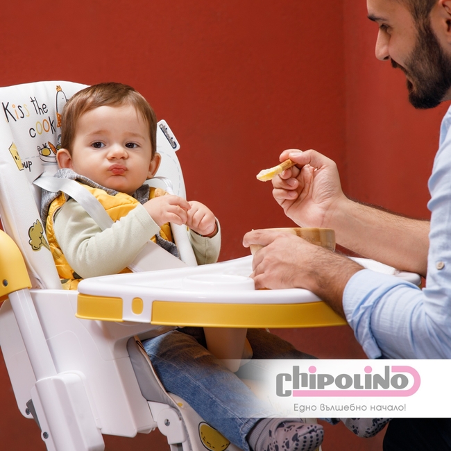 Chipolino Bambino Παιδικό Καρεκλάκι Φαγητού Aloe STHBM02303AL (Δώρο Μπολ Φαγητού με κουταλάκι)