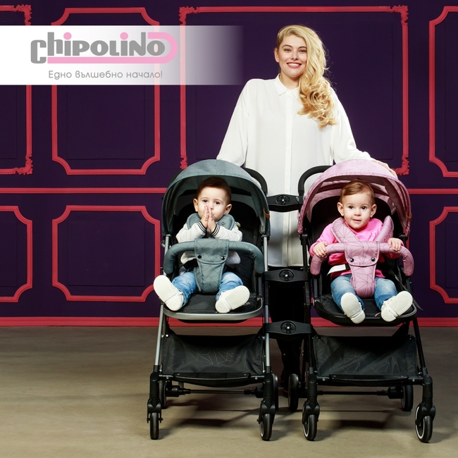 Chipolino Clarice Παιδικό Καρότσι 0+ μηνών Rose Water LKCL02304RW