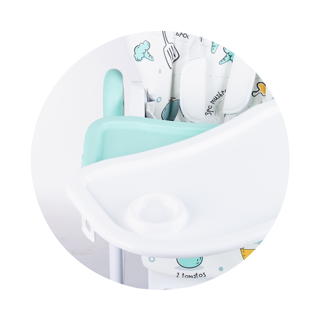 Chipolino Bambino Παιδικό Καρεκλάκι Φαγητού Aloe STHBM02303AL (Δώρο Μπολ Φαγητού με κουταλάκι)