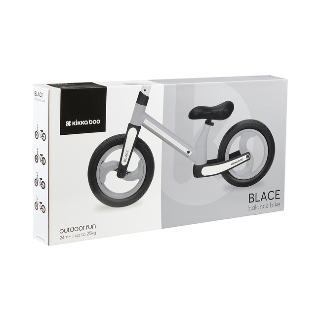 Kikka Boo Blace Ποδήλατο ισορροπίας 2+ ετών γκρι 31006040107 (Δωρο Μπρος Πισω Φωτα Led)