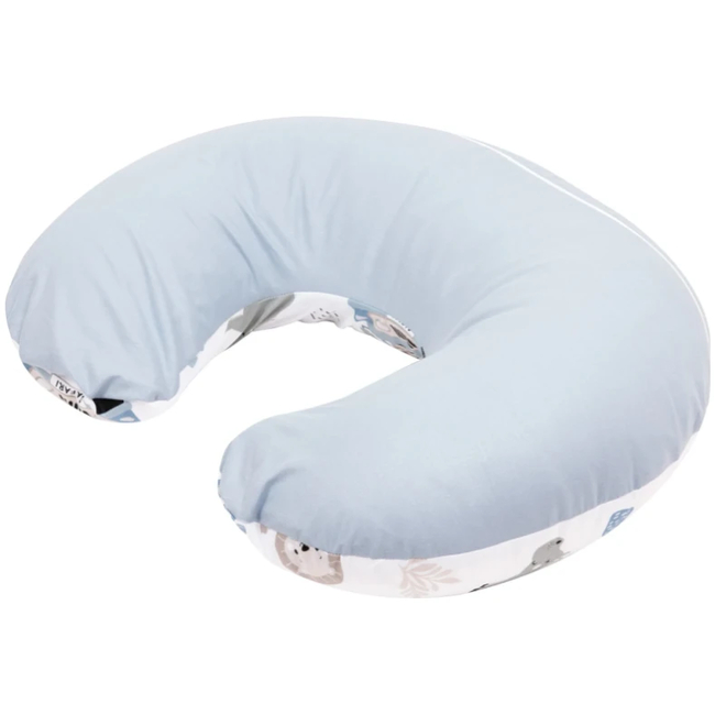 JUKKI Nursing Pillow with cover 60 x 40 x 15cm Blue Safari