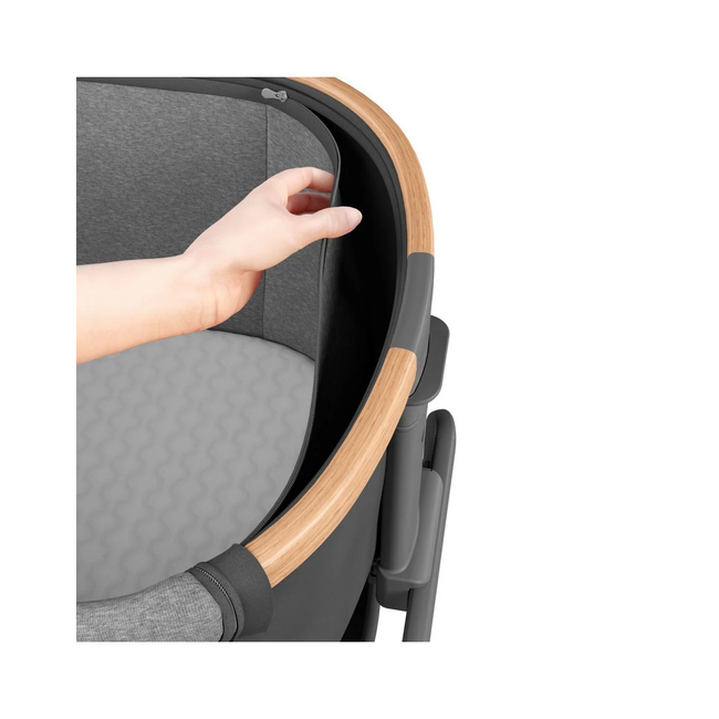 Maxi-Cosi Iora Beyond Βρεφικό Λίκνο 0+μ Essential Graphite BR74430 (Δώρο Super Απαλή Κουβερτούλα)
