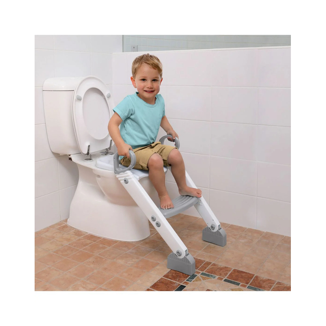 DreamBaby Children's Training Toilet Seat with Step Grey/White BR75176