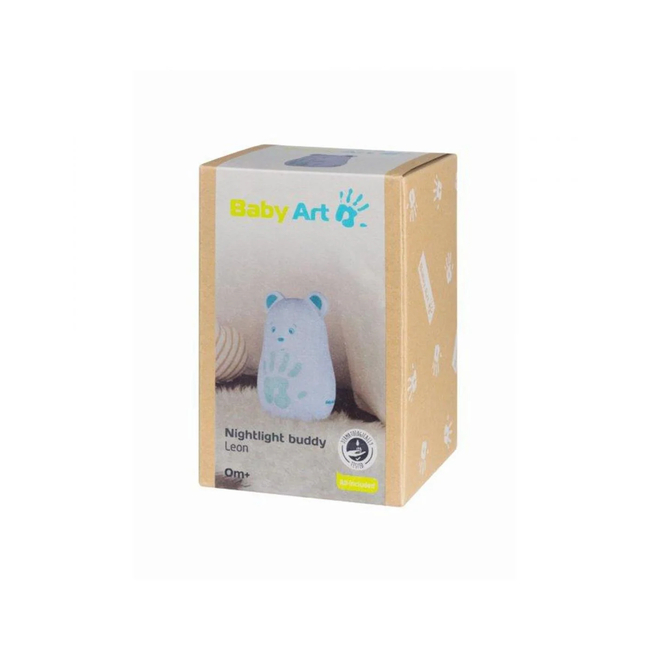 Baby Art Baby Buddy Crystal Night Light 9.5 x 9.5 x 14.3 cm BR75784