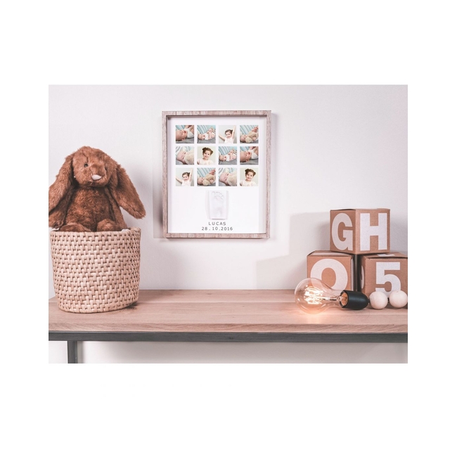 Baby Art First Year Frame Imprint Frame Wooden BR76723