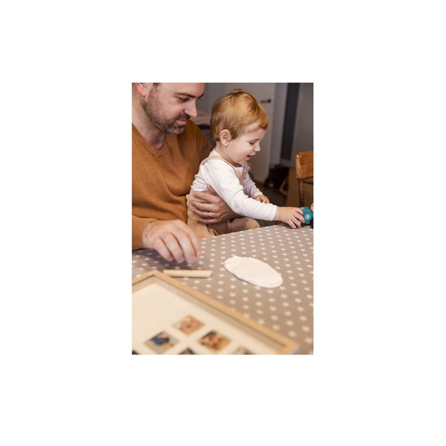 Baby Art First Year Κορνίζα Αποτύπωμα Frame Wooden BR76723