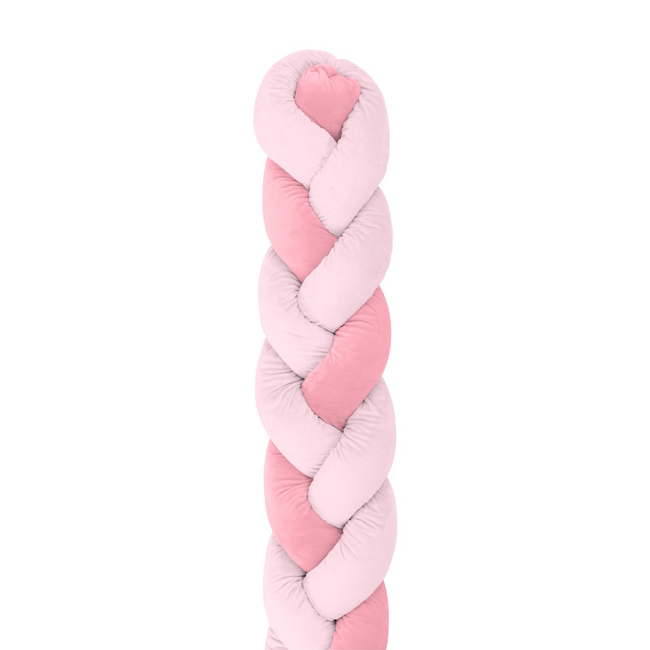 Kikka Boo Πάντα Πλεξούδα Κούνιας 20x210cm Pink 31109050001
